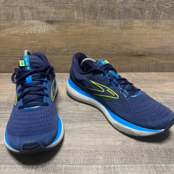 Brooks Glycern 19 Blue Athletic Shoes Men's Size 11 - Picture 7 of 8